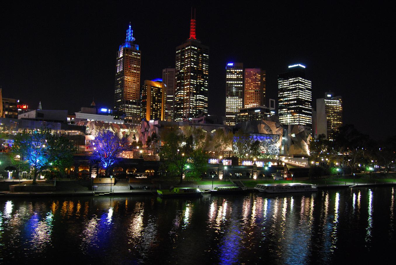'Melbourne by Night, Australie'
